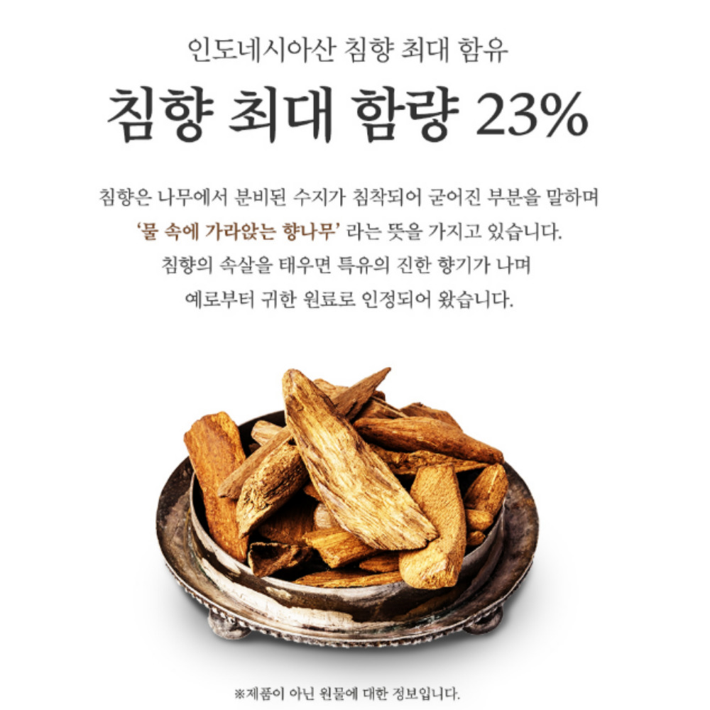 [1+1]침향23% 영묘사향단 녹용침향단 김소형 침향환 32환 효능 이미지 6