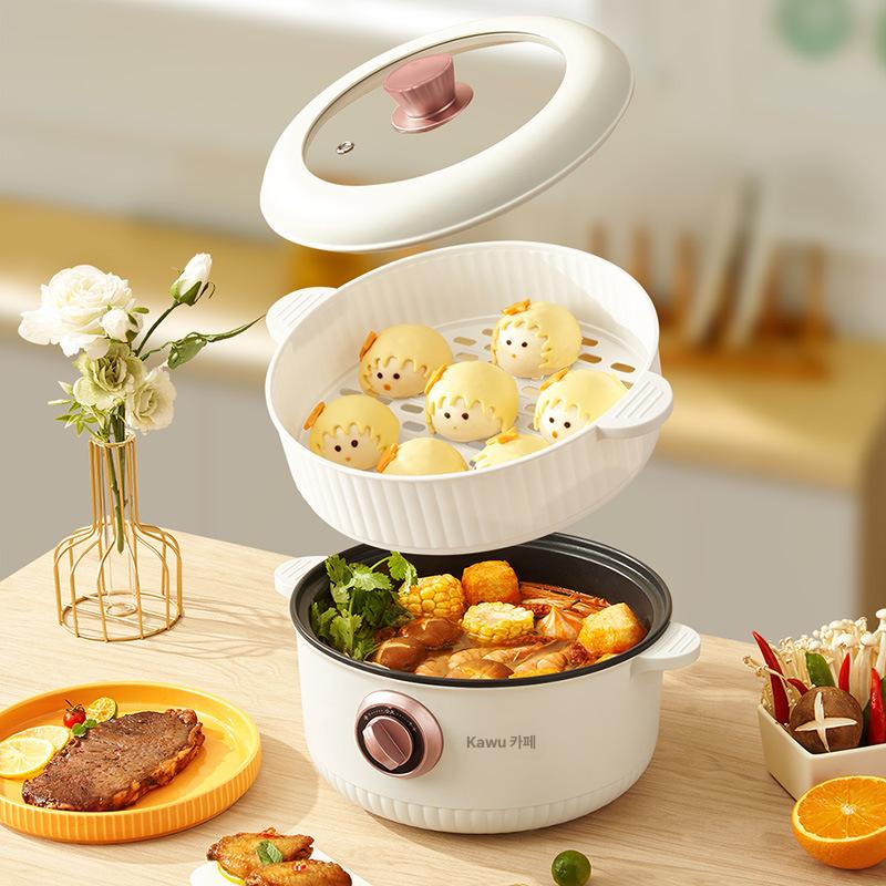 다기능 전기 냄비 스팀기 전기냄비 멀티쿠커 전기찜기 냄비포트 계란찜기 만능찜기 스팀이 있는 전기 냄비 XM-668 - 상세 이미지 5
