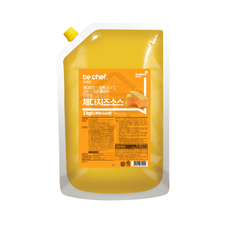 동원 홈푸드 비셰프 체다치즈소스 2kg - 상세 이미지 2