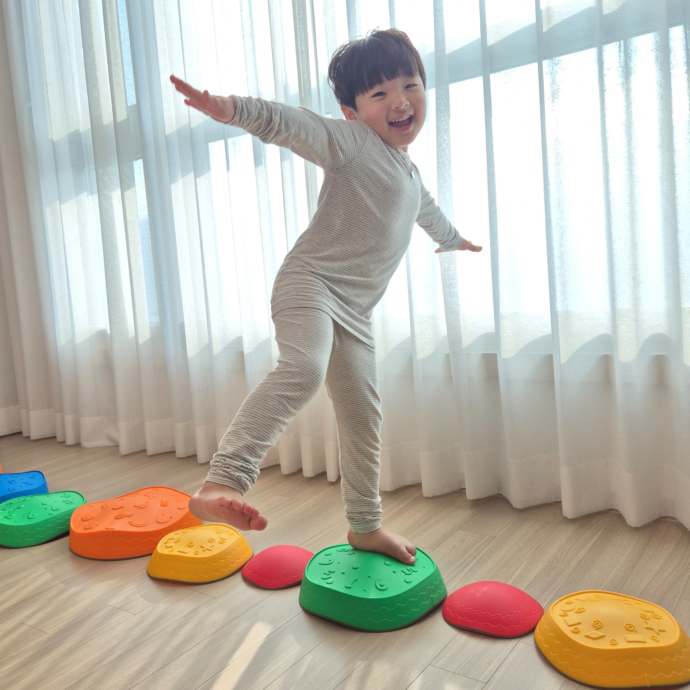 벨베이비 밸런스 스톤 유아체육 대근육 운동 발달