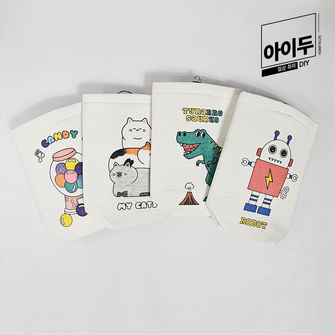 아이두DIY 텀블러백 만들기 보온보냉백 물병 산책가방 꾸미기 캣즈 - 상세 이미지 2