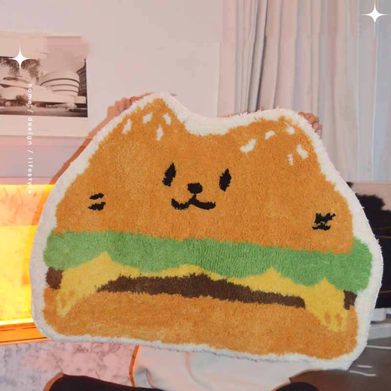 귀여운 고양이 러그 동물 카페트 욕실 매트 단품 40x60cm - 상세 이미지 4