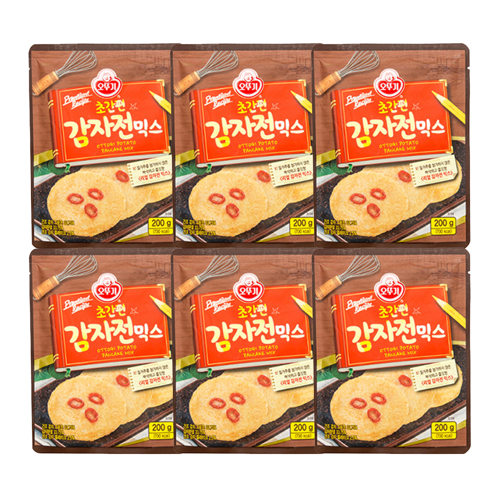오뚜기 초간편 감자전믹스 200g 3개+감자전믹스 200g 3개 외 9종 - 메인 이미지