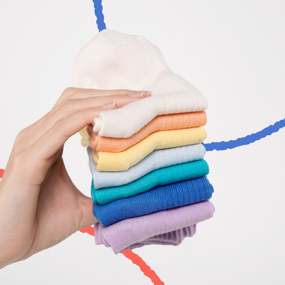 5켤레 키즈 데일리 삭스 24컬러 주니어 아동 유아 미끄럼방지 아기 양말 선물 세트 N배송