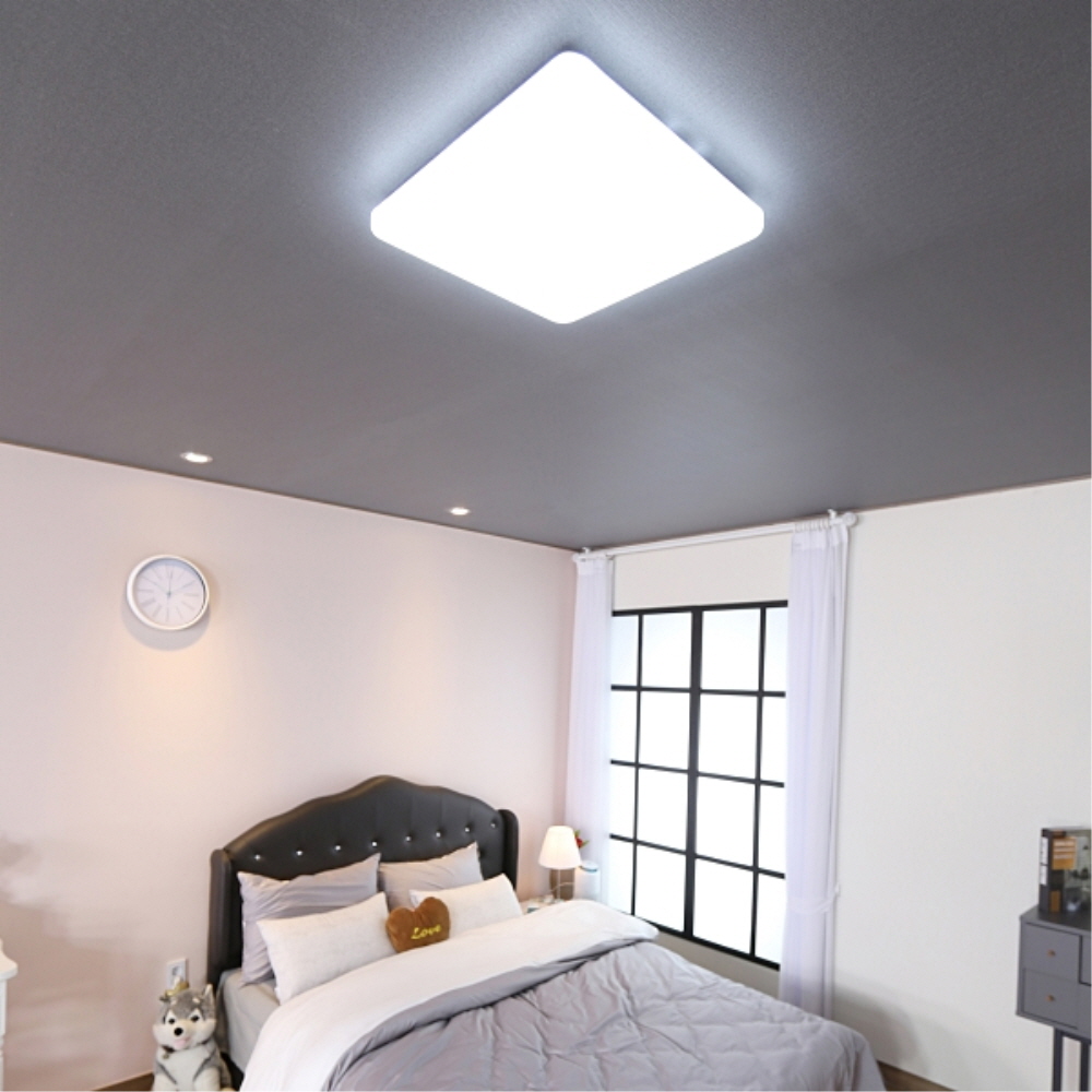 LED PREMIUM 방등 사각 50W 주광색 플리커프리 전등 조명 메가맨 - 상세 이미지 4