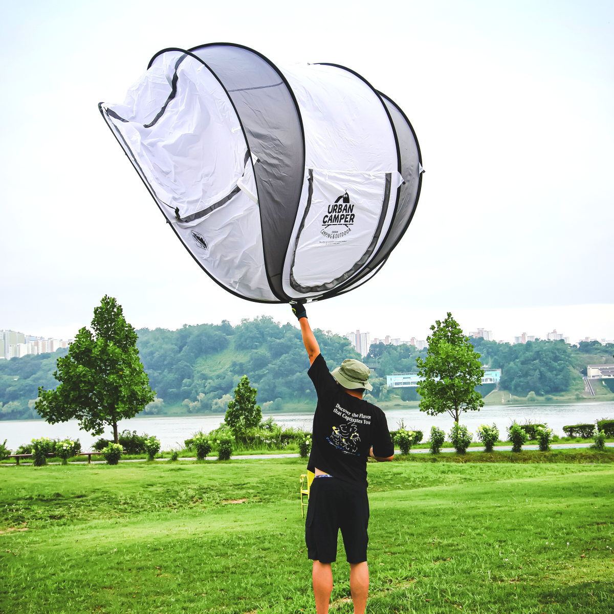 어반캠퍼 어반3 캐노피 원터치텐트 캠핑 이너 팝업 경량 백패킹 낚시 오토텐트