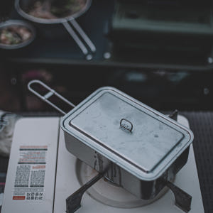 키녹스 스텐 캠핑 군용 사각 반합 국산 운동러 솔직 후기 | 실사용 리뷰 - 상품 이미지 4