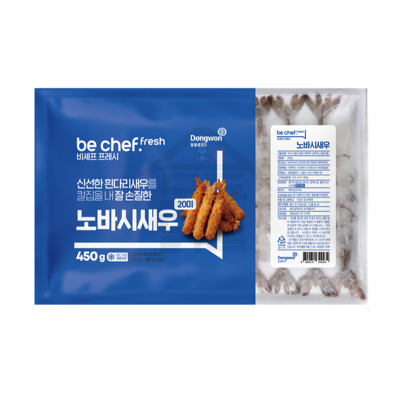 동원 홈푸드 비셰프 노바시새우 450g 흰다리새우 - 상세 이미지 2