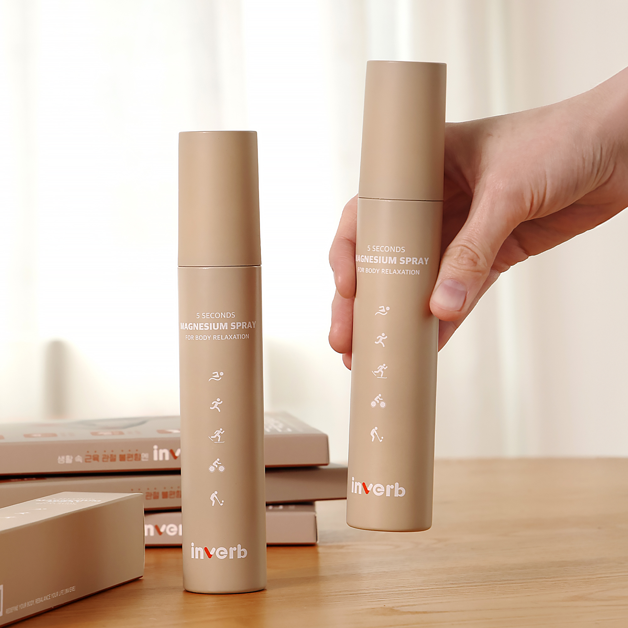 [1+1] 인버브 5초 마그네슘 스프레이 120ml 종아리 손가락 손목 목 어깨 허리 발목 무릎 다리 뿌리는 마그네슘 - 상세 이미지 3