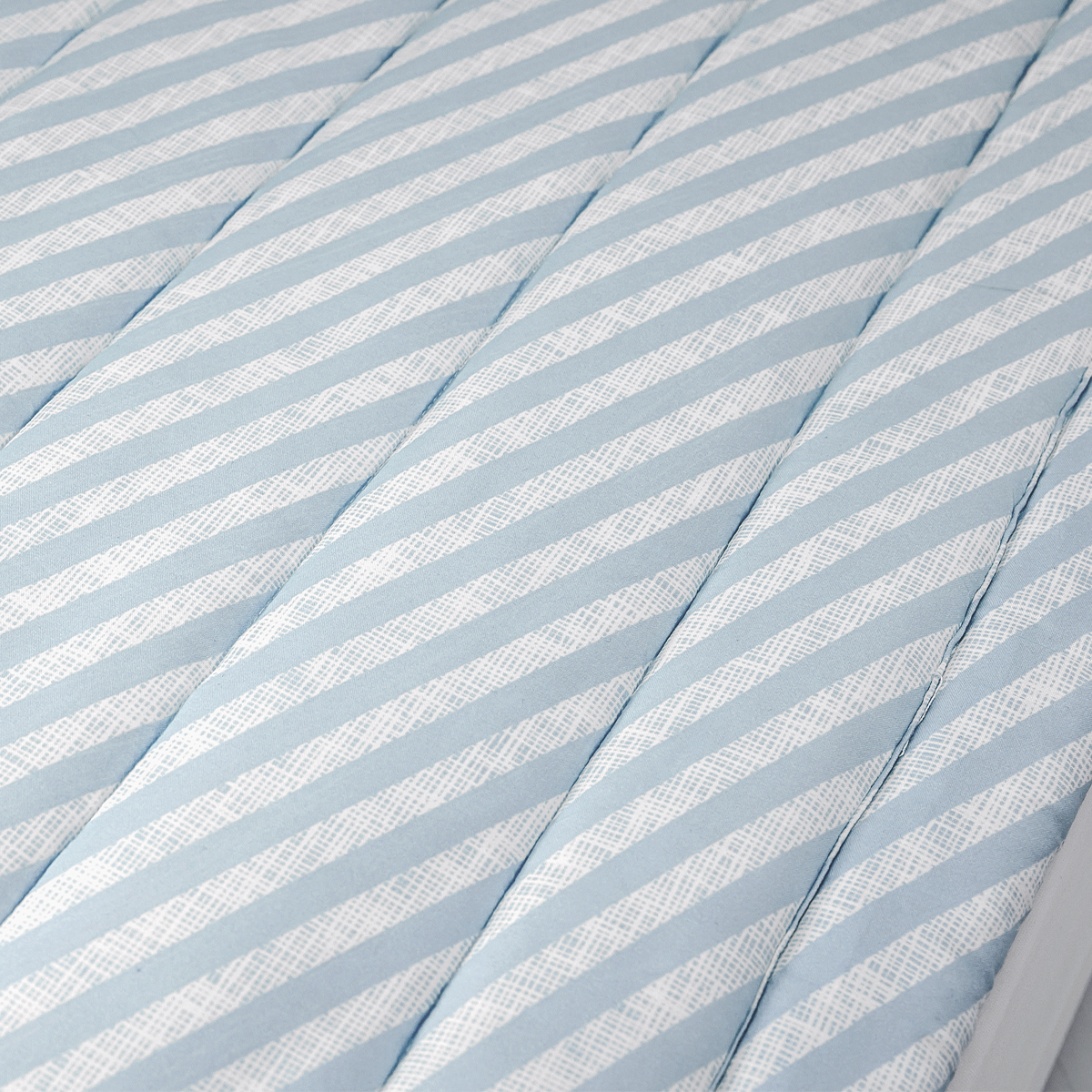 마이하우스 알러지케어 진드기차단 누빔 침대 패드 쉐어 (블루), SS(슈퍼싱글)