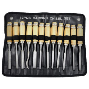 솔리드 조각칼 목공끌 각끌기 조각도 목공칼 끌세트 목공용 12PCS 실사용 후기 | 효과 있을까? - 상품 이미지 1