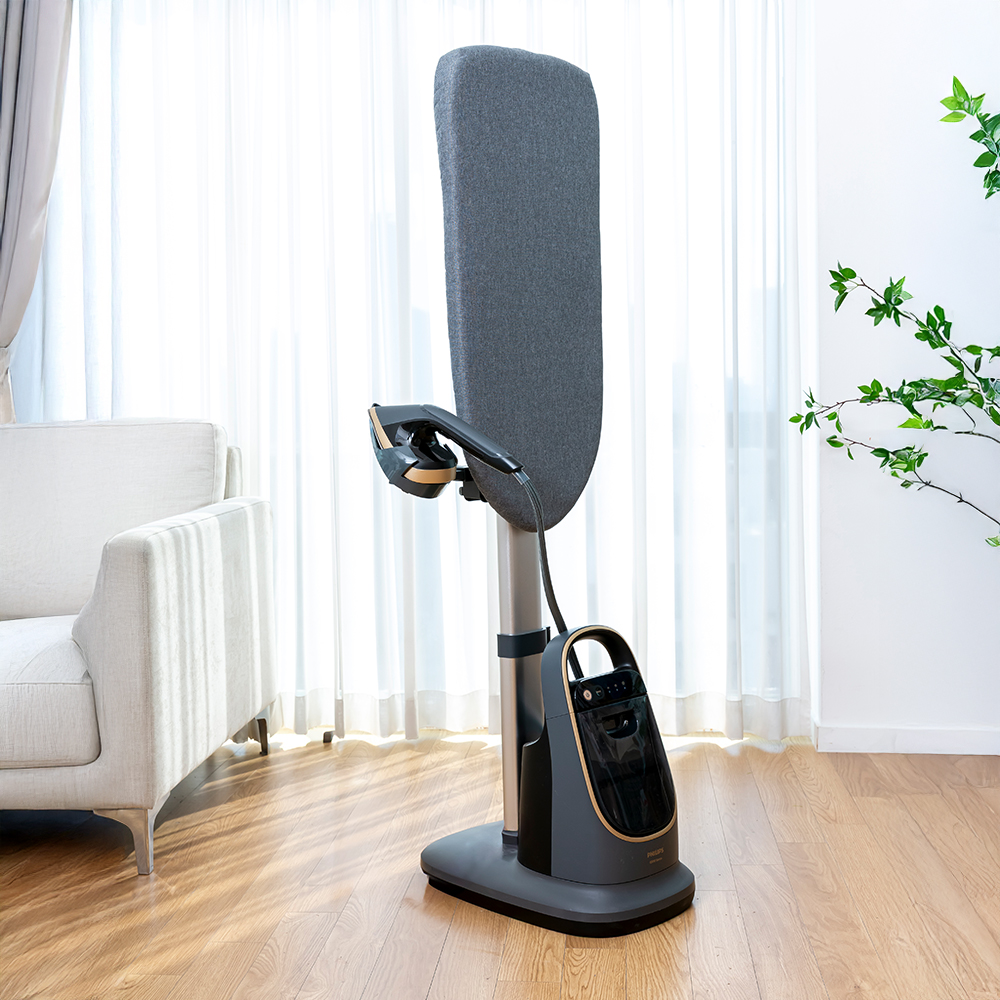 [10% 포인트]필립스 프리미엄 스탠드형 스팀다리미 올인원 8500시리즈 AIS8540/80 +보풀제거기