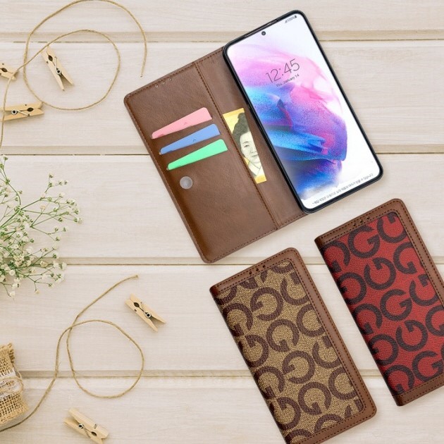 카드 가죽 지갑 범퍼 카메라보호 케이스 레드, 갤럭시S23 FE - 상세 이미지 5