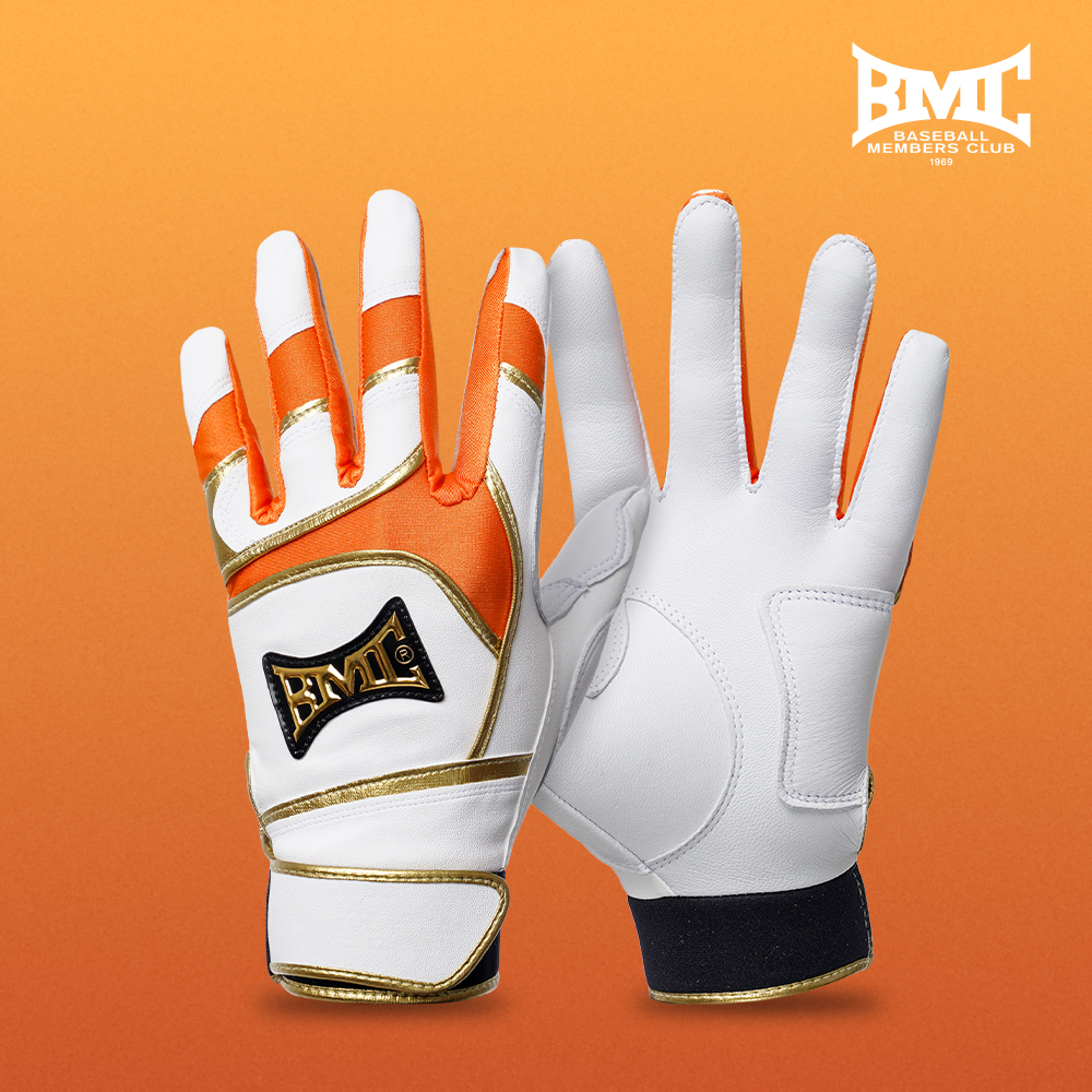 [BMC] 비엠씨 PRO25 천연양피 야구 배팅장갑 - BPR-234 / 오렌지