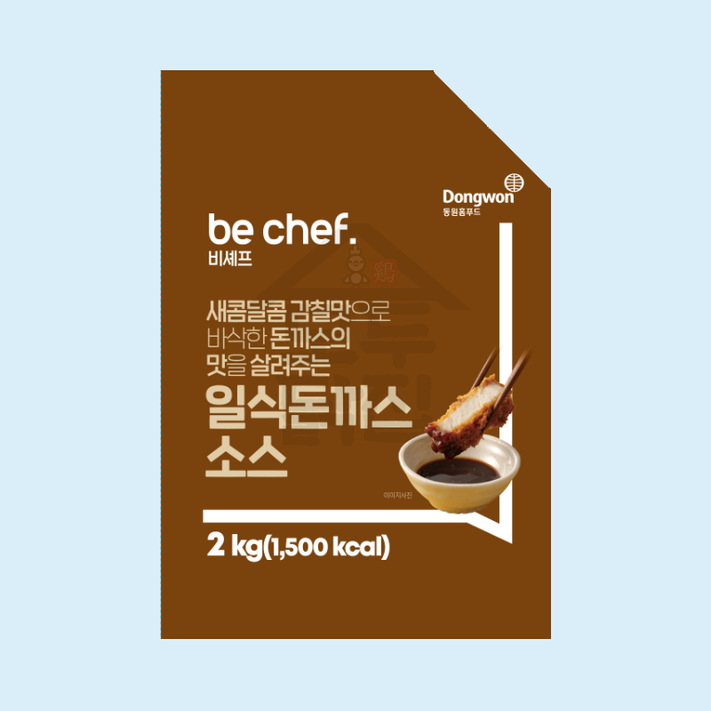 동원 홈푸드 비셰프 일식돈까스소스 2KGx5봉지 BOX 양념 새콤달콤 - 상세 이미지 3