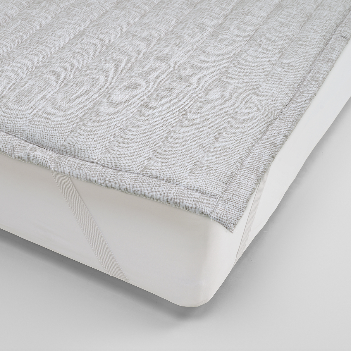 마이하우스 알러지케어 진드기차단 누빔 침대 패드 시프트 (그레이), SS(슈퍼싱글)