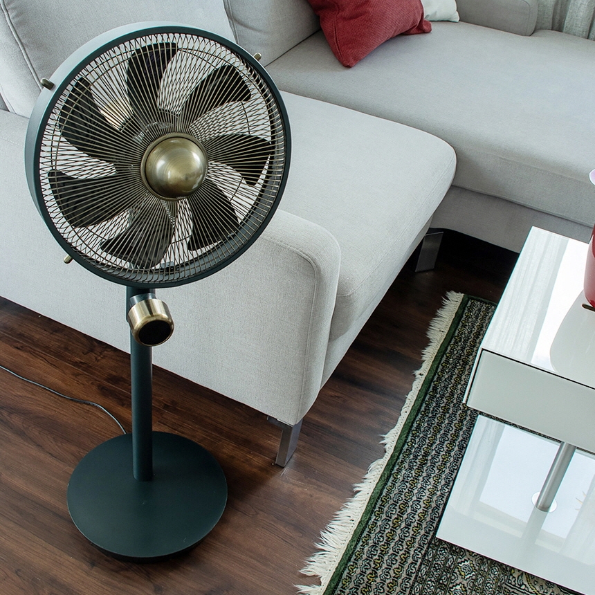 스타일리스 스탠드 선풍기 우라노스 BLDC 키큰 무소음 레트로 코스트코 - 상세 이미지 2