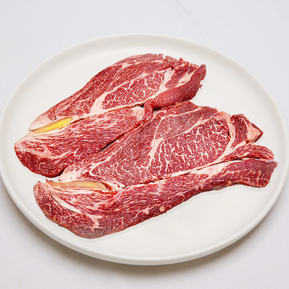 한우 투뿔등심 대용량 마장동 소고기 통등심 모듬 1kg - 상품 이미지