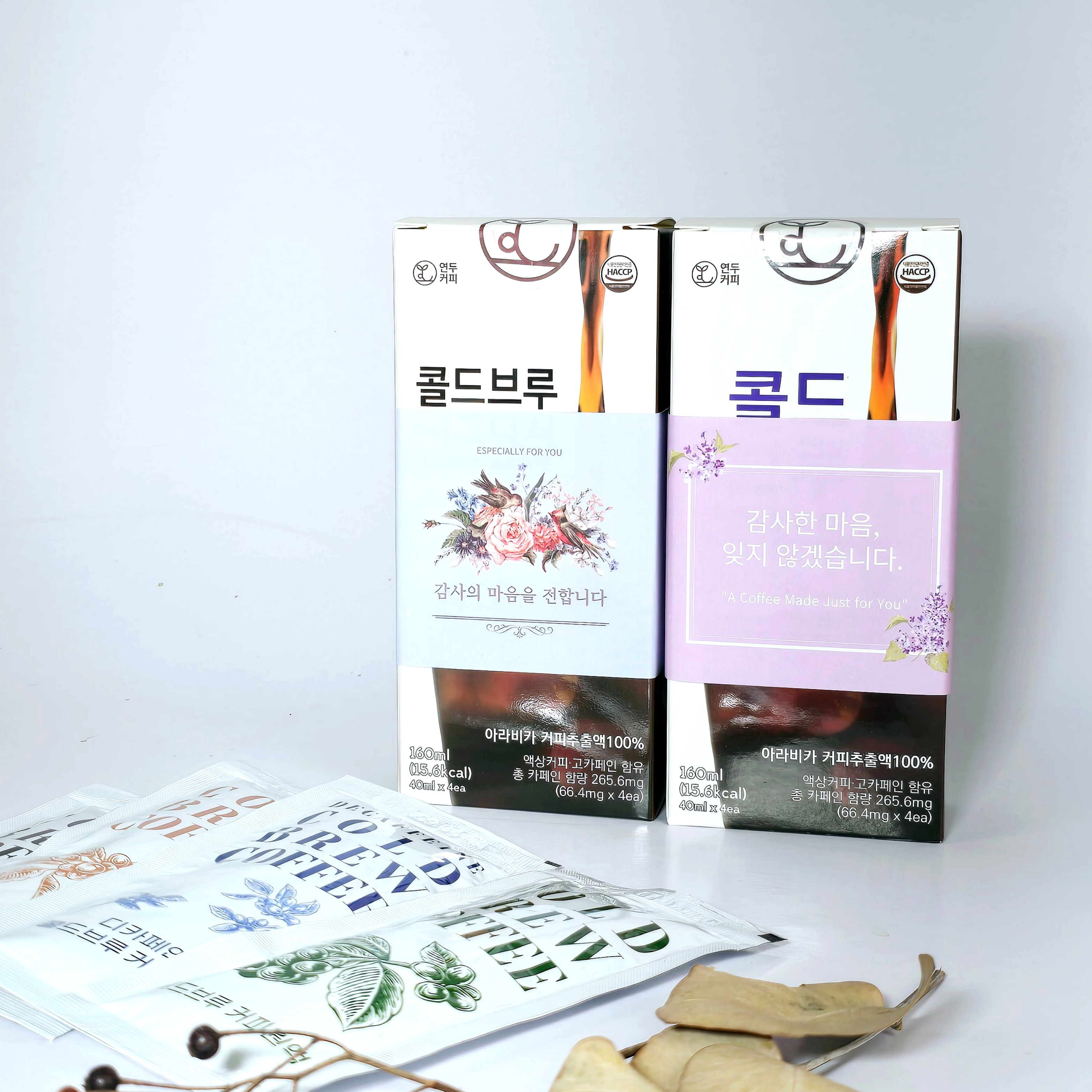 연두커피 콜드브루원액 파우치 돌잔치 웨딩 회갑 선물 답례품 4p - 상세 이미지 4