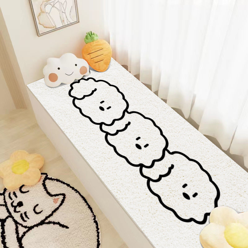 귀여운 고양이 초대형 특대형 러그 직사각형 동물 카펫 A 40x120cm - 상세 이미지 3