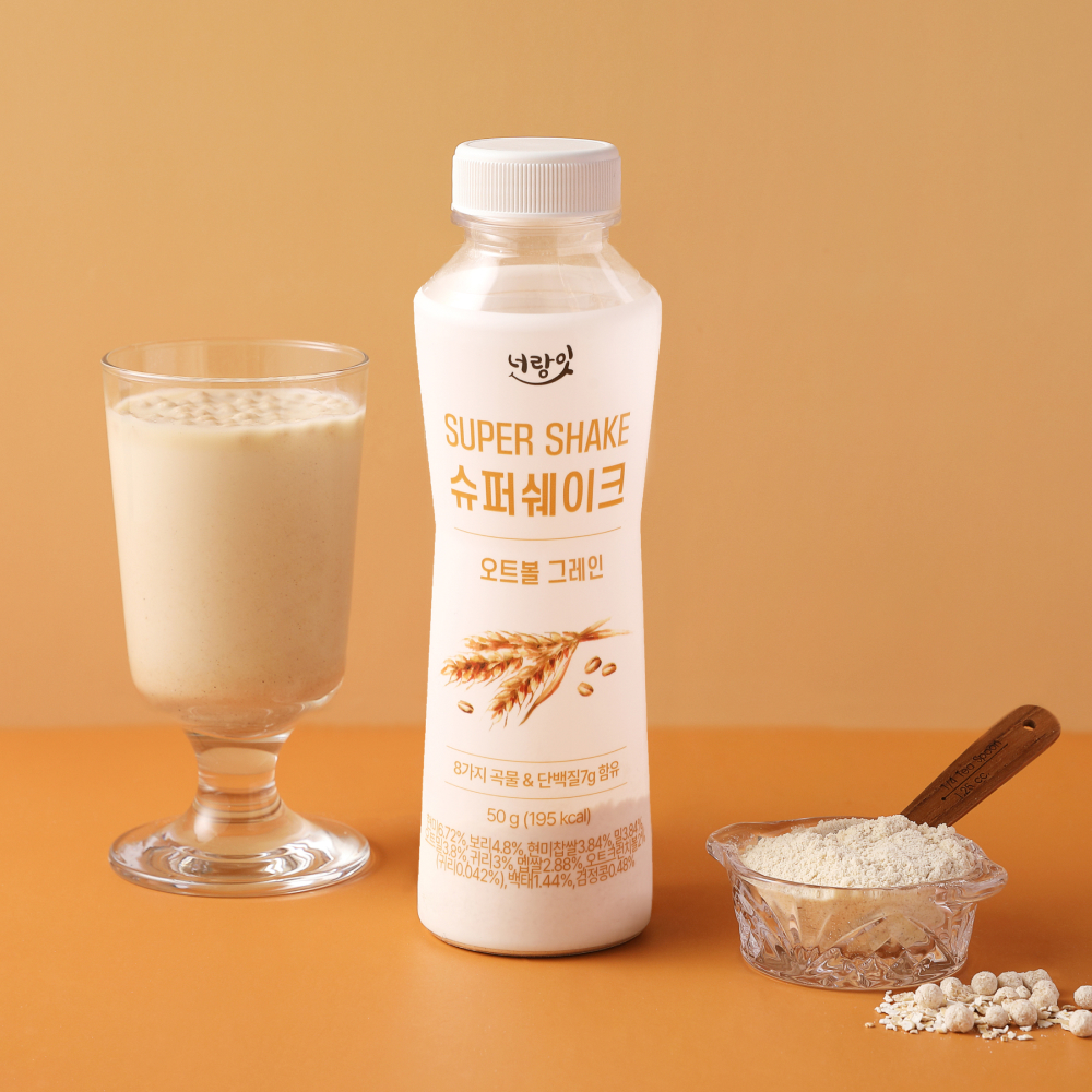 [푸딩팩토리] 슈퍼쉐이크 단백질 오트볼 그레인, 50g, 10개 - 상품 이미지
