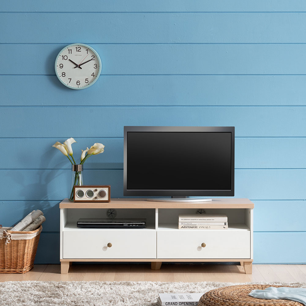 장인가구 미호 2200 거실장세트 (협탁1,장식장1)