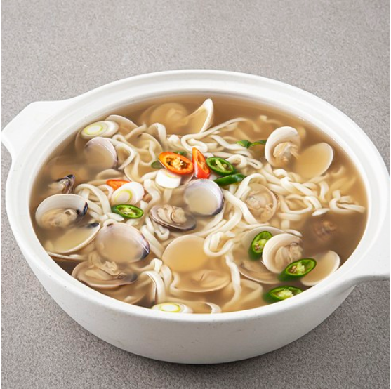 어부백서 the푸짐한 강연우백합많이칼국수 백합1kg + 칼국수면400g + 육수150g세트 - 상세 이미지 2