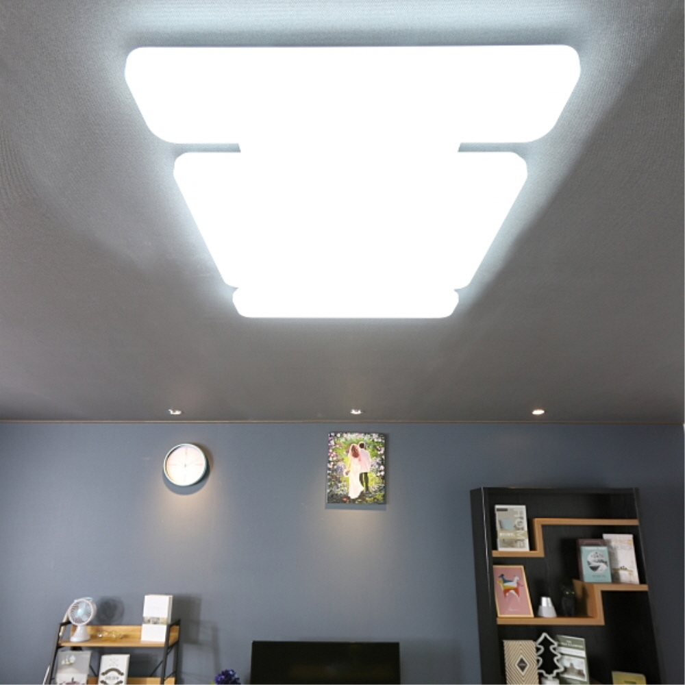 LED PREMIUM 거실등 5등 125W 주광색 플리커프리 전등 조명 메가맨 - 상세 이미지 5
