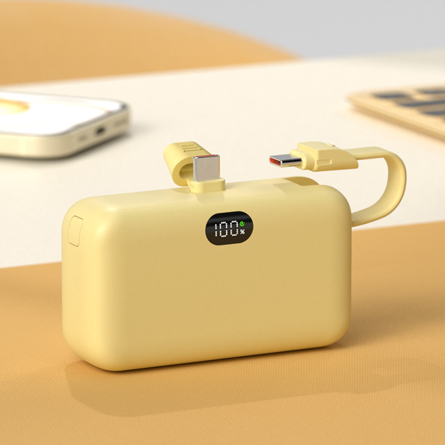이어맥 팬톤 미니 도킹형 디스플레이 C타입 고속충전 보조배터리 10000mAh 22.5W - 상세 이미지 2