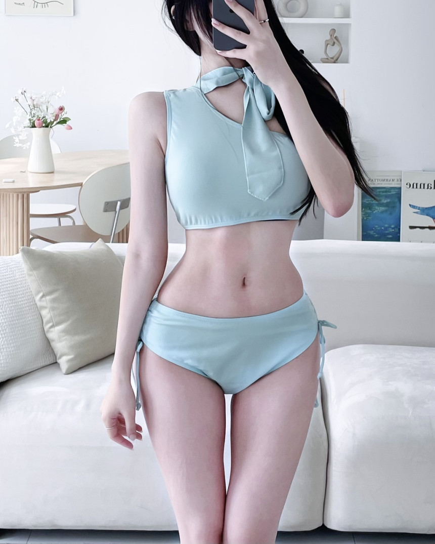 솔지 천국도st☁️ Dear me,  원숄더 스카프 비키니 모노키니 호캉스 수영복 투피스수영복 상세 이미지 16