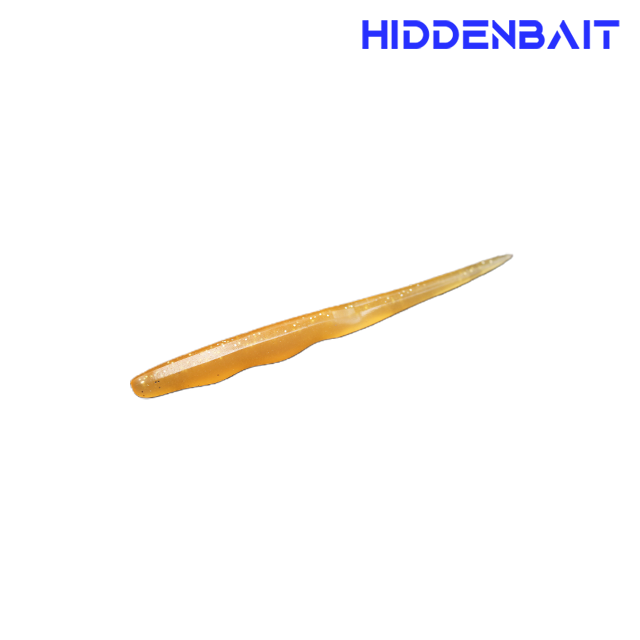 히든베이트 테베 프로 배스낚시 광어웜 배스웜 소프트베이트 루어 H201 ORANGE BEIGE, 7.6cm(3인치) - 메인 이미지