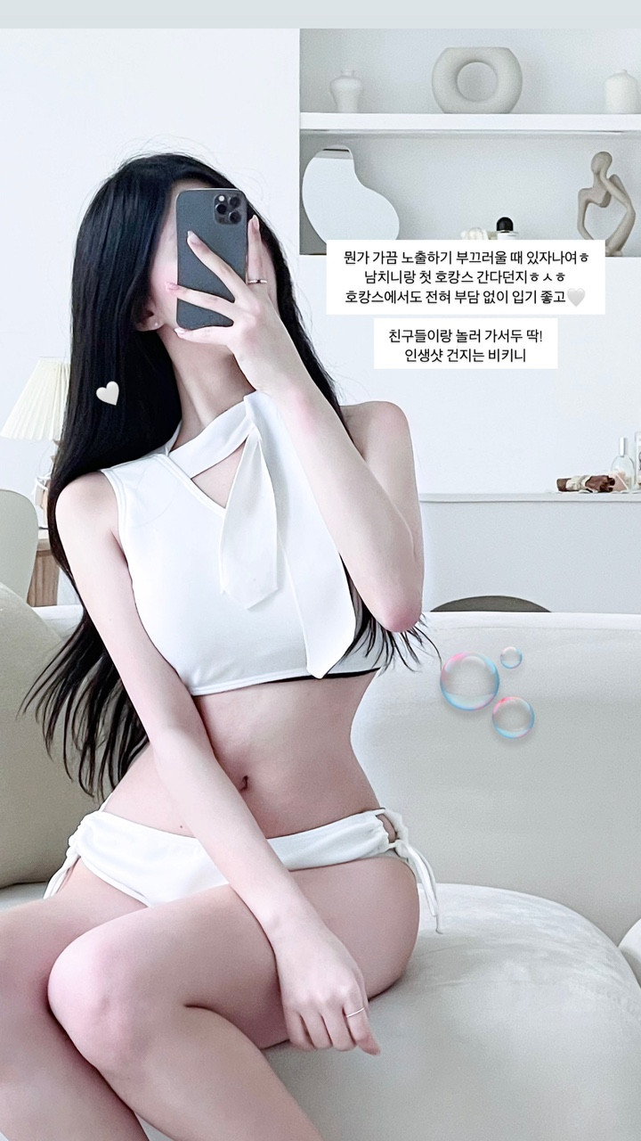 솔지 천국도st☁️ Dear me,  원숄더 스카프 비키니 모노키니 호캉스 수영복 투피스수영복 상세 이미지 7