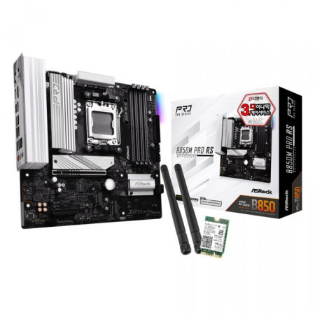 ASRock B850M Pro RS + WiFi6E 모듈 패키지 디앤디컴 / MPS