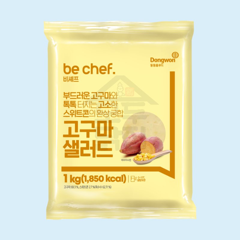 동원 홈푸드 비셰프 고구마 샐러드 1KGx10봉지 BOX 양념 대용량 - 상세 이미지 3