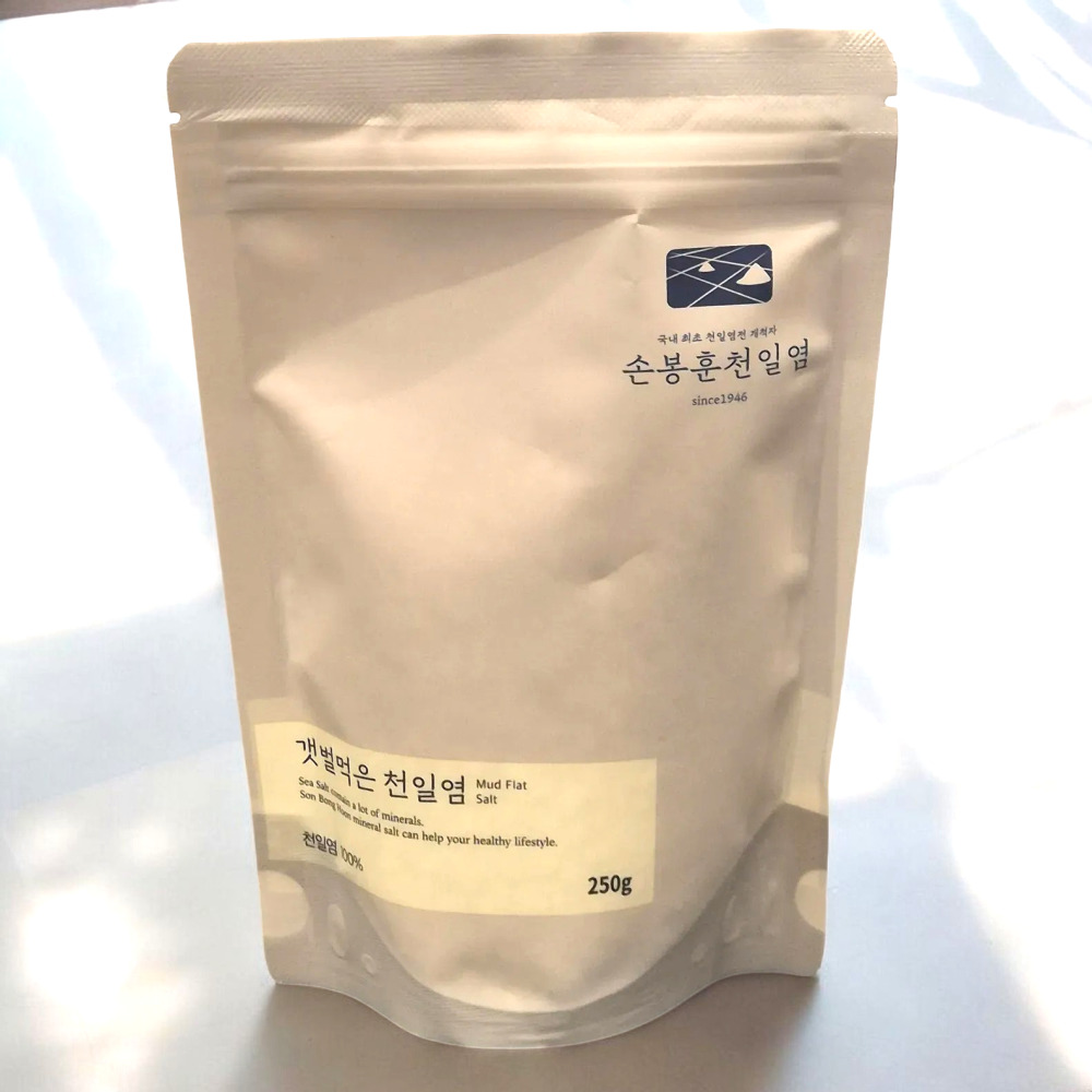 [소금단지용] 프리미엄 맑은 천일염 미네랄 소금 250g - 상품 이미지