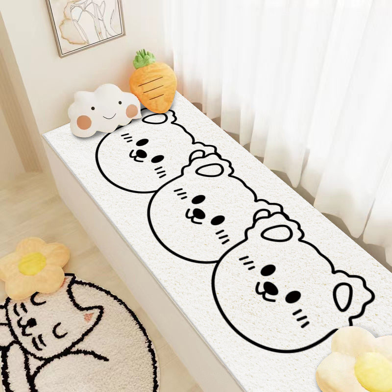 귀여운 고양이 초대형 특대형 러그 직사각형 동물 카펫 A 40x120cm - 상세 이미지 2