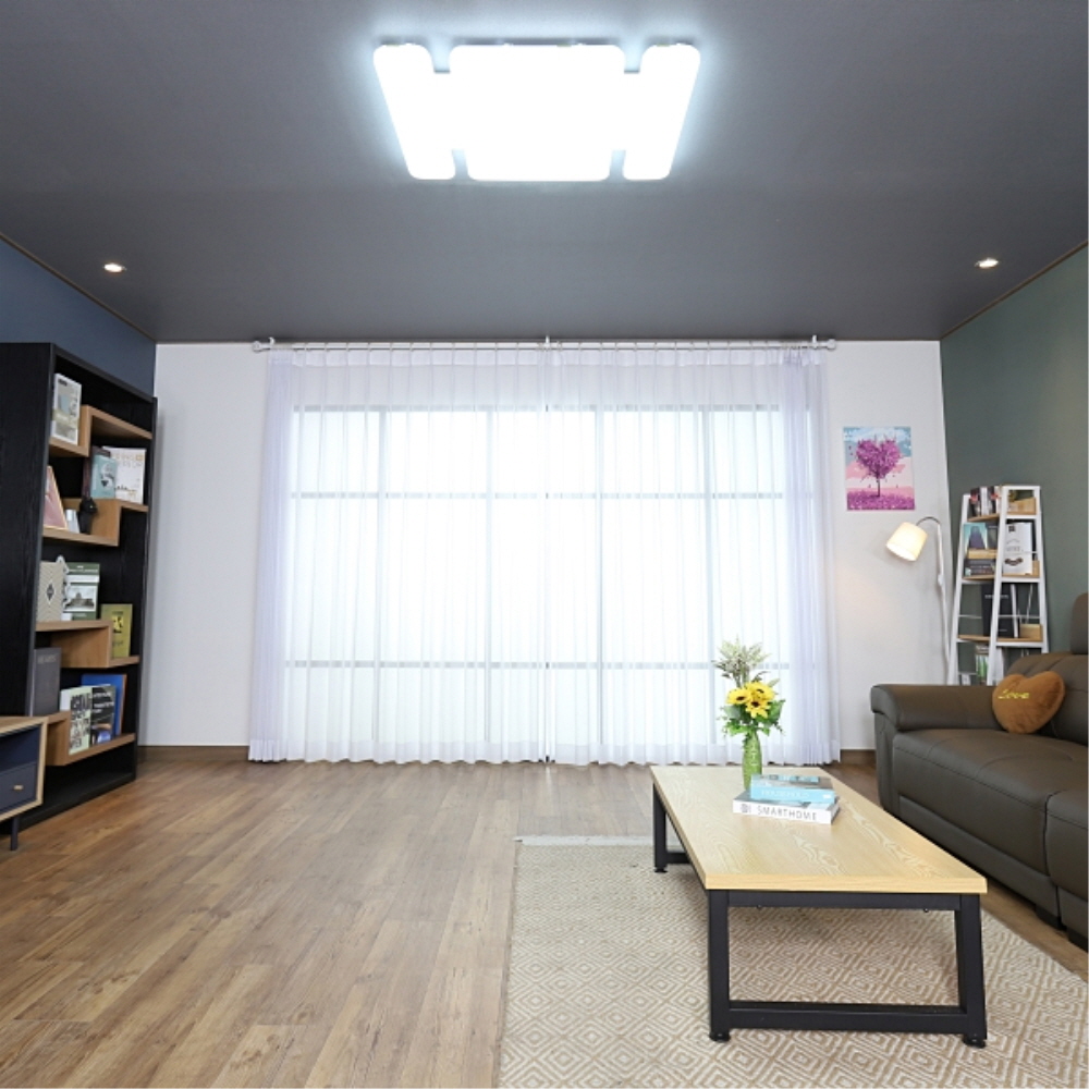 LED PREMIUM 거실등 5등 125W 주광색 플리커프리 전등 조명 메가맨 - 상세 이미지 2