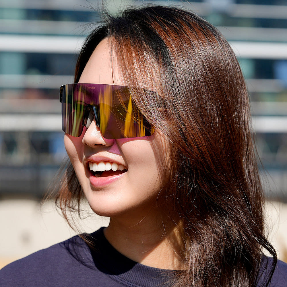 펜디오 밀로스 런닝 고글 미러 변색 스포츠 자전거 선글라스