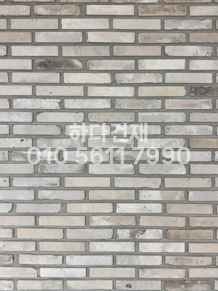 고벽돌타일 백고벽돌타일 240x55x20~22T / 하다건재 시공사례