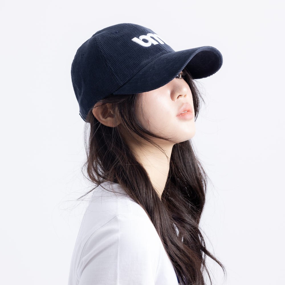유미비 코듀로이 야구모자 대두모자 빅사이즈 깊은 여성 남성 볼캡 - 상세 이미지 2