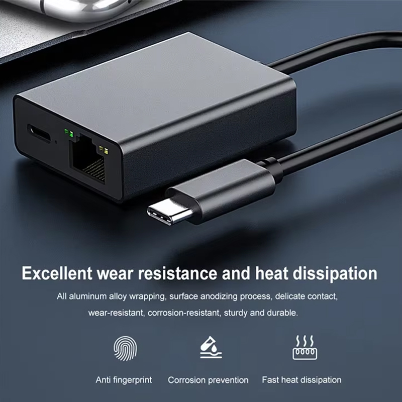 랜선젠더 C타입 랜젠더 노트북 맥북 PD충전 60W 가랜 - 상세 이미지 3
