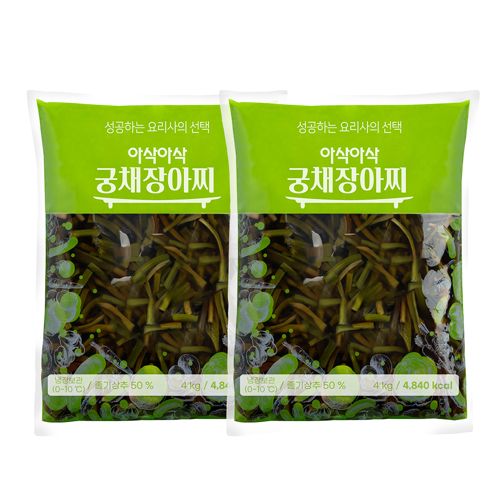 식감 좋은 아삭아삭 궁채장아찌 4kg, 2개 - 메인 이미지