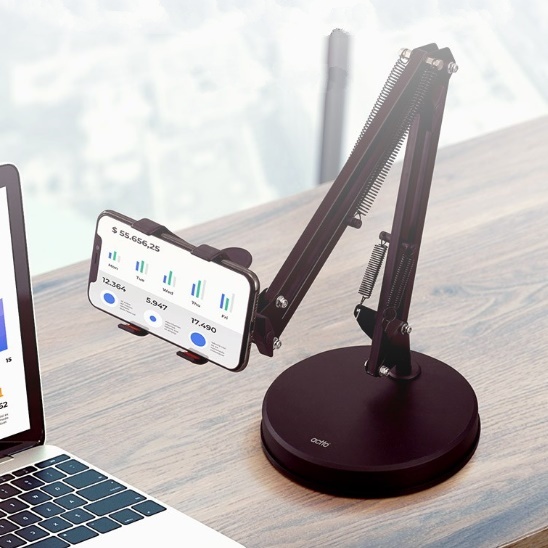 책상용 스마트폰 거치대 유튜브 촬영 거치대 스탠드 핸드폰 거치대