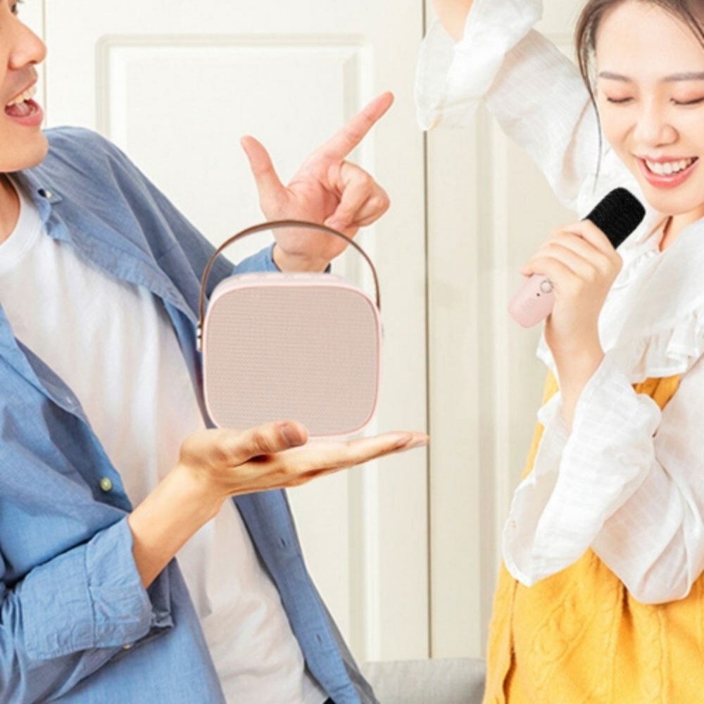 머레이 큐브 노래방 가정용 미니 블루투스 노래방 스피커 마이크 강의 - 상세 이미지 5