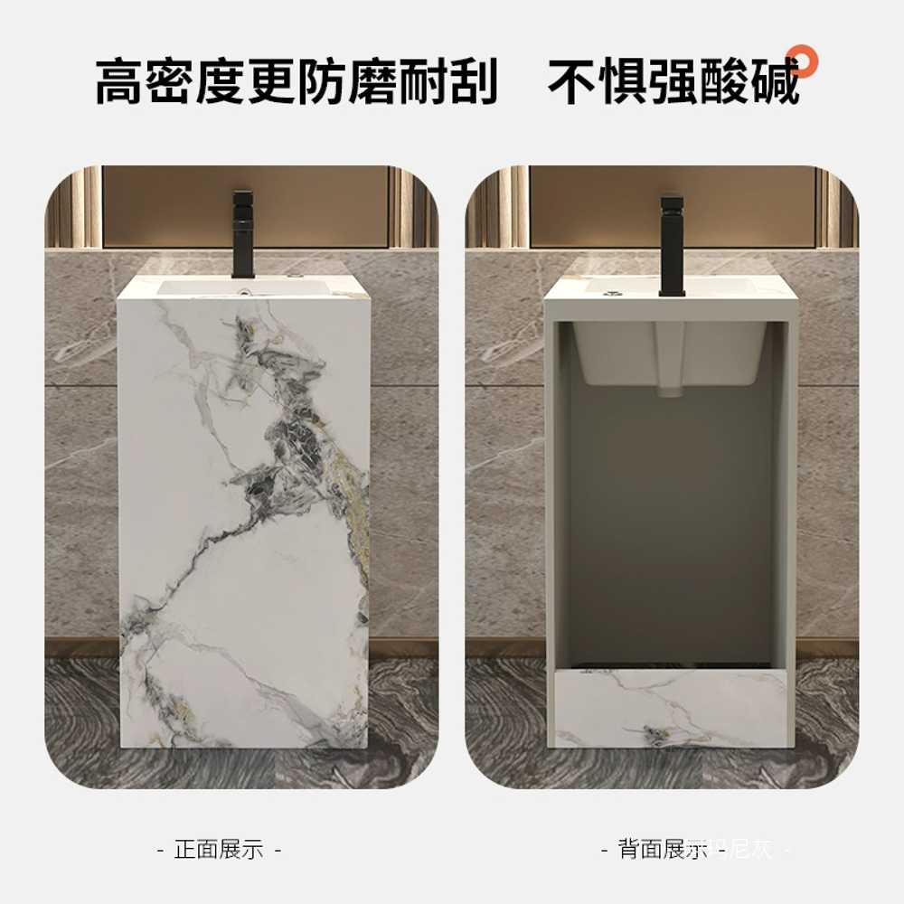 일체형 타일세면대 상품 레스토랑 화장실 카페 인테리어 A-41x43x80 이미지 6