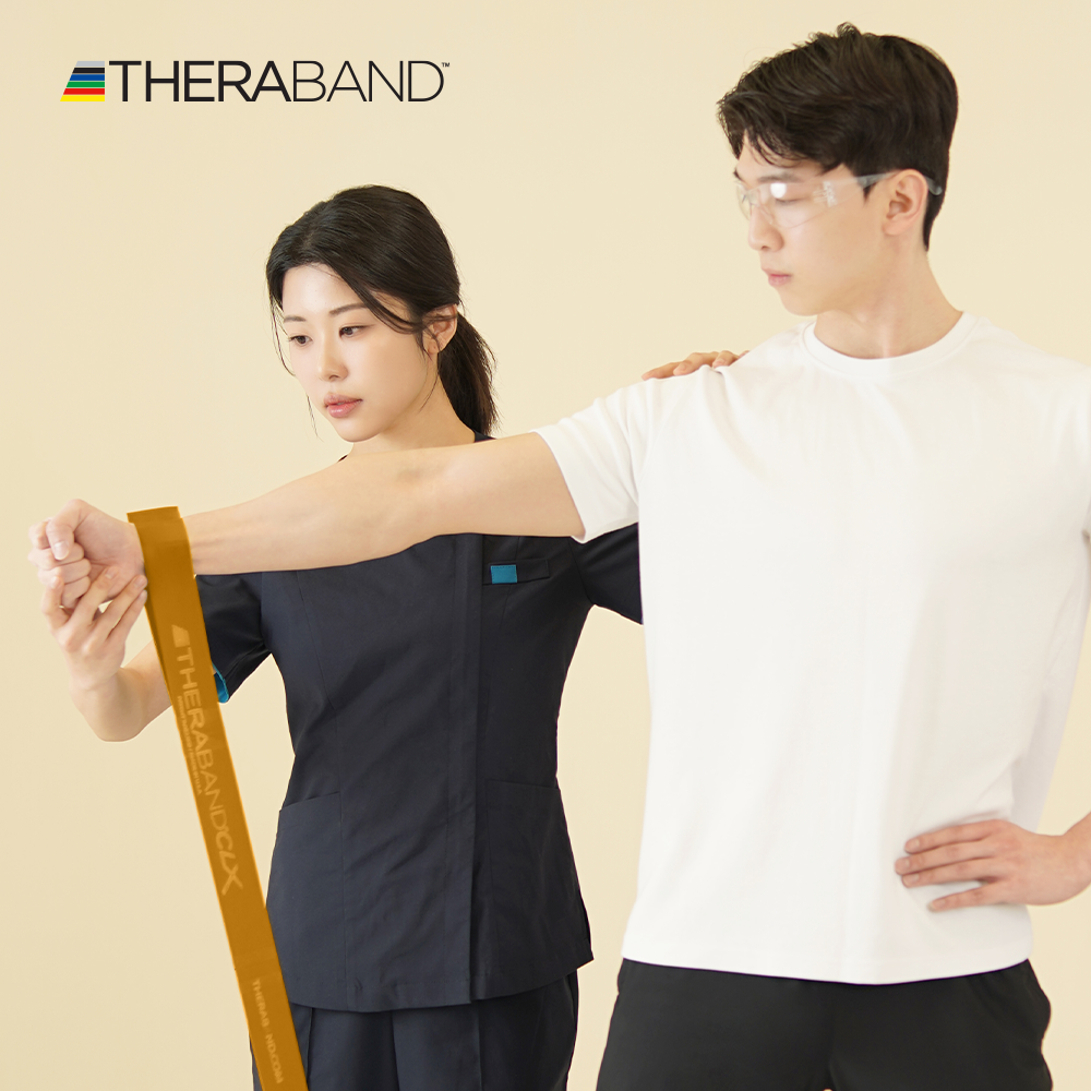 세라밴드 CLX밴드 고리형 옐로우 라텍스 스트레칭 탄력 요가 필라테스 근력운동 이미지 8