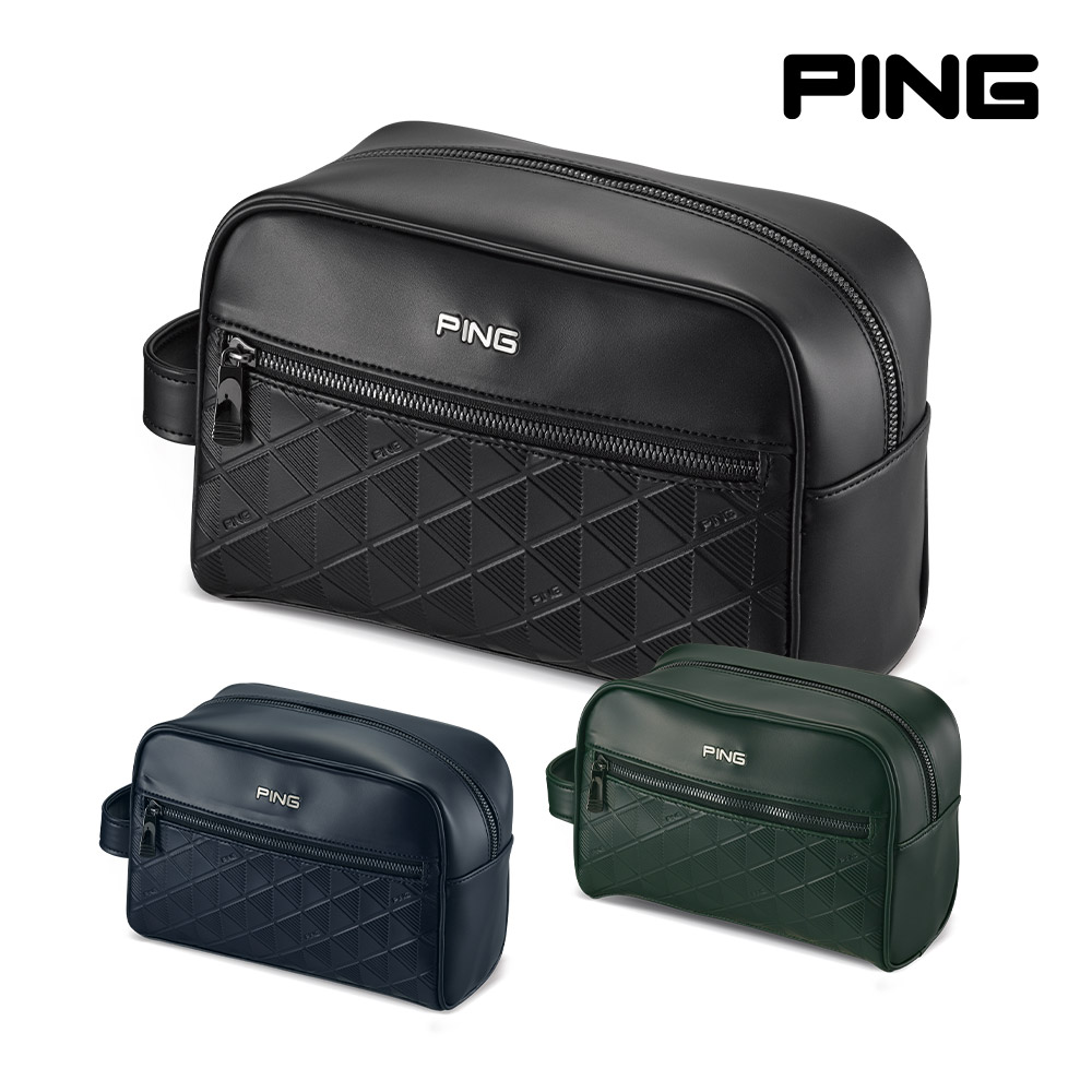 핑골프 25 1단파우치 패턴 남성 골프파우치