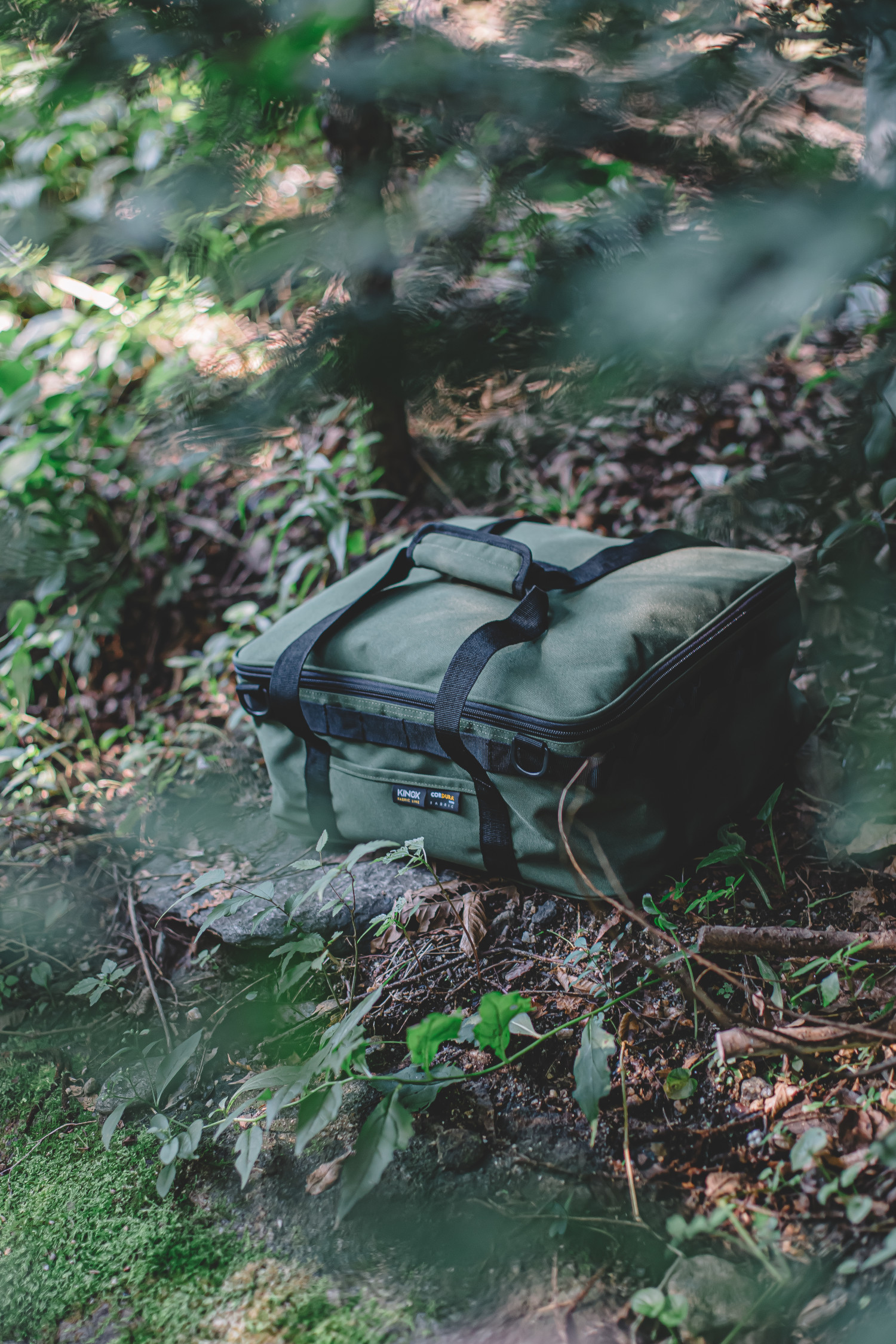 키녹스 캠핑 식기가방 올리브카키 수납가방 (캠핑건조망 제공)