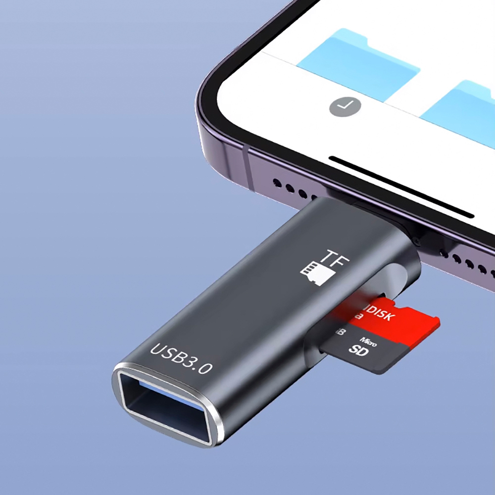 C타입 USB 블랙박스SD카드리더기 디카 TF카리