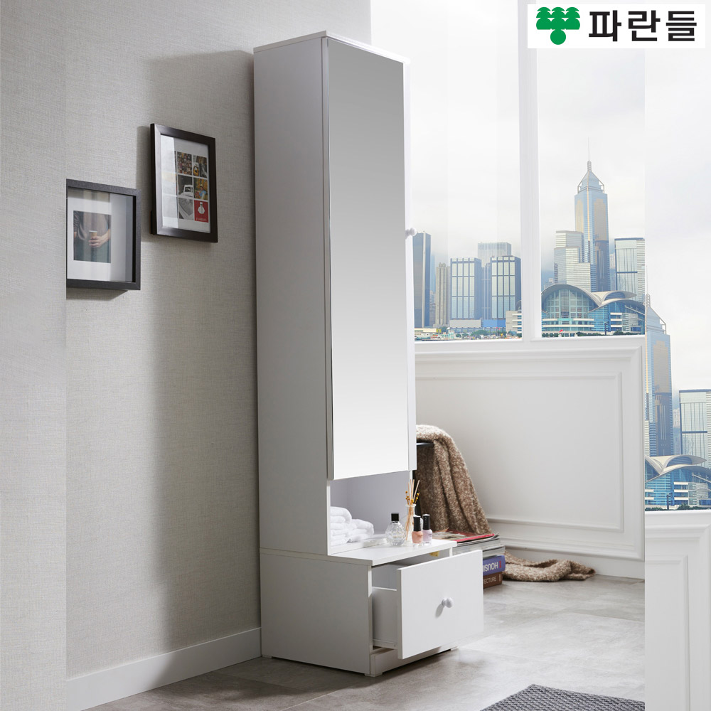 파란들가구 레이나 전신거울 수납 좌식화장대 전신경화장대 - 상세 이미지 3